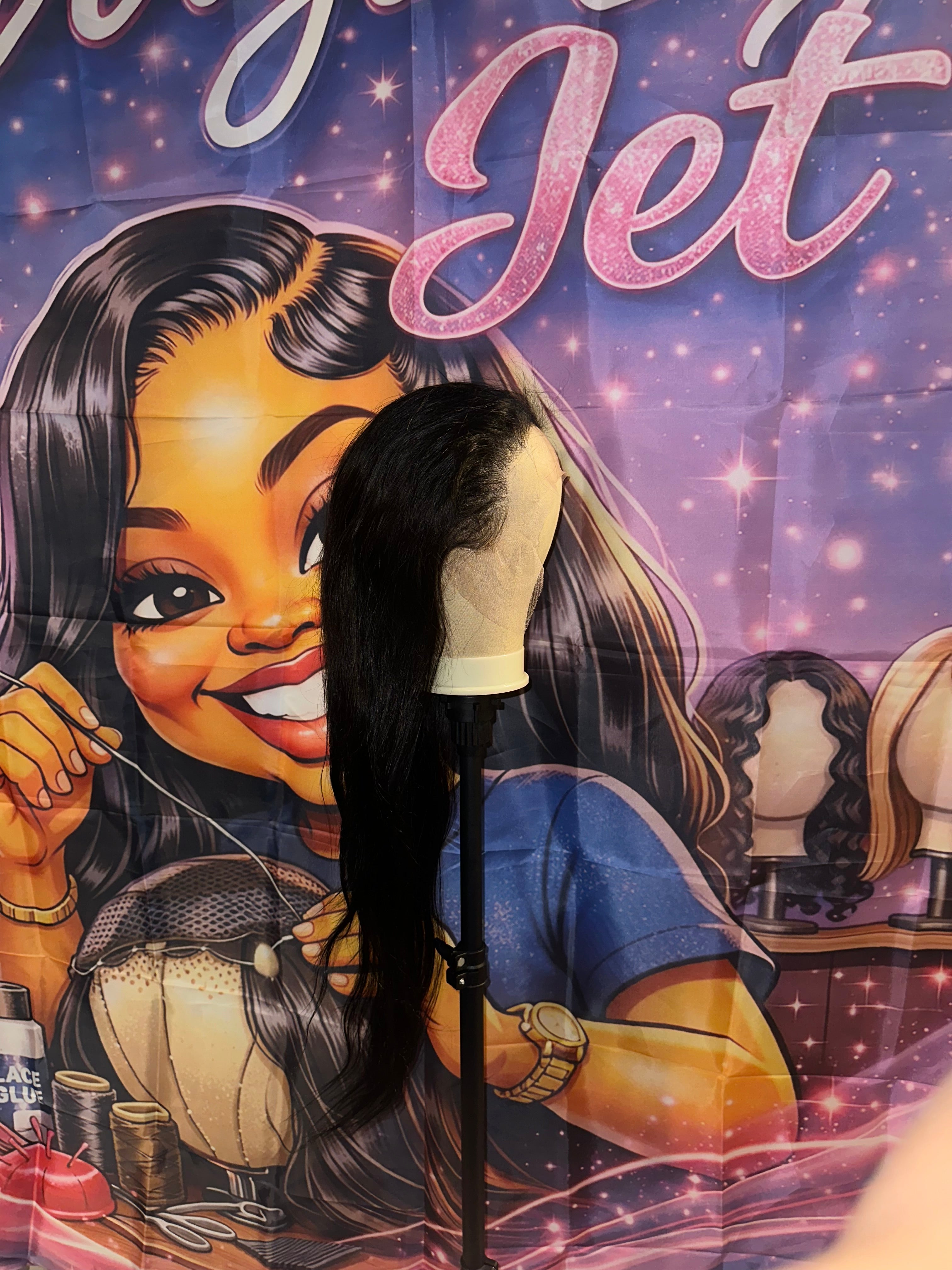 Straight 30” Human Hair 180 %Density Tangle free 13x6 Lace Frontal Wig